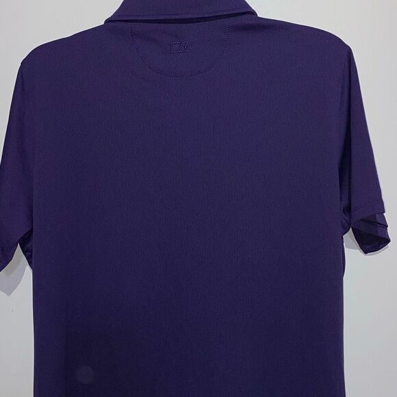Cutter & Buck Women's Purple CB Drytec Moisture Wicking Ruched Polo Shirt XXL - Picture 5 of 8